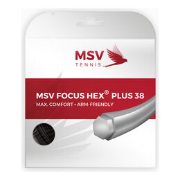 Corde Da Tennis MSV Focus-HEX  plus 38 12m schwarz